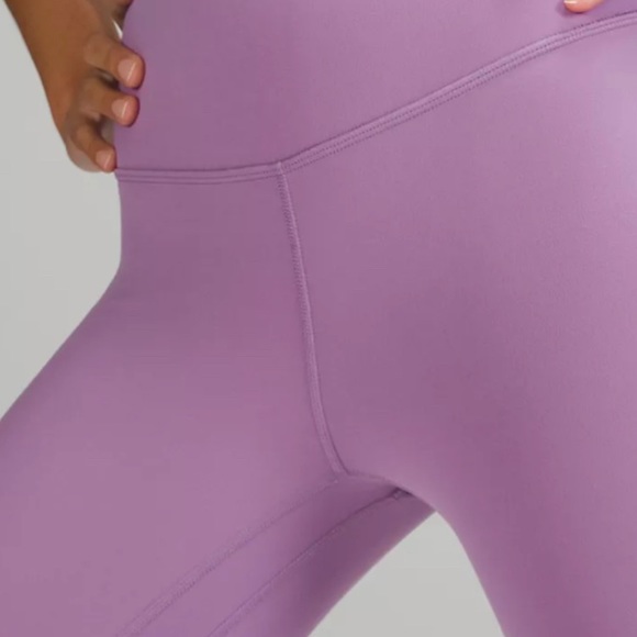 Lululemon Align High-Rise Crop 17” Wisteria Purple US 12 - Picture 3 of 4